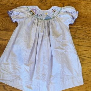 Smocked Cinderella  Baby Dress